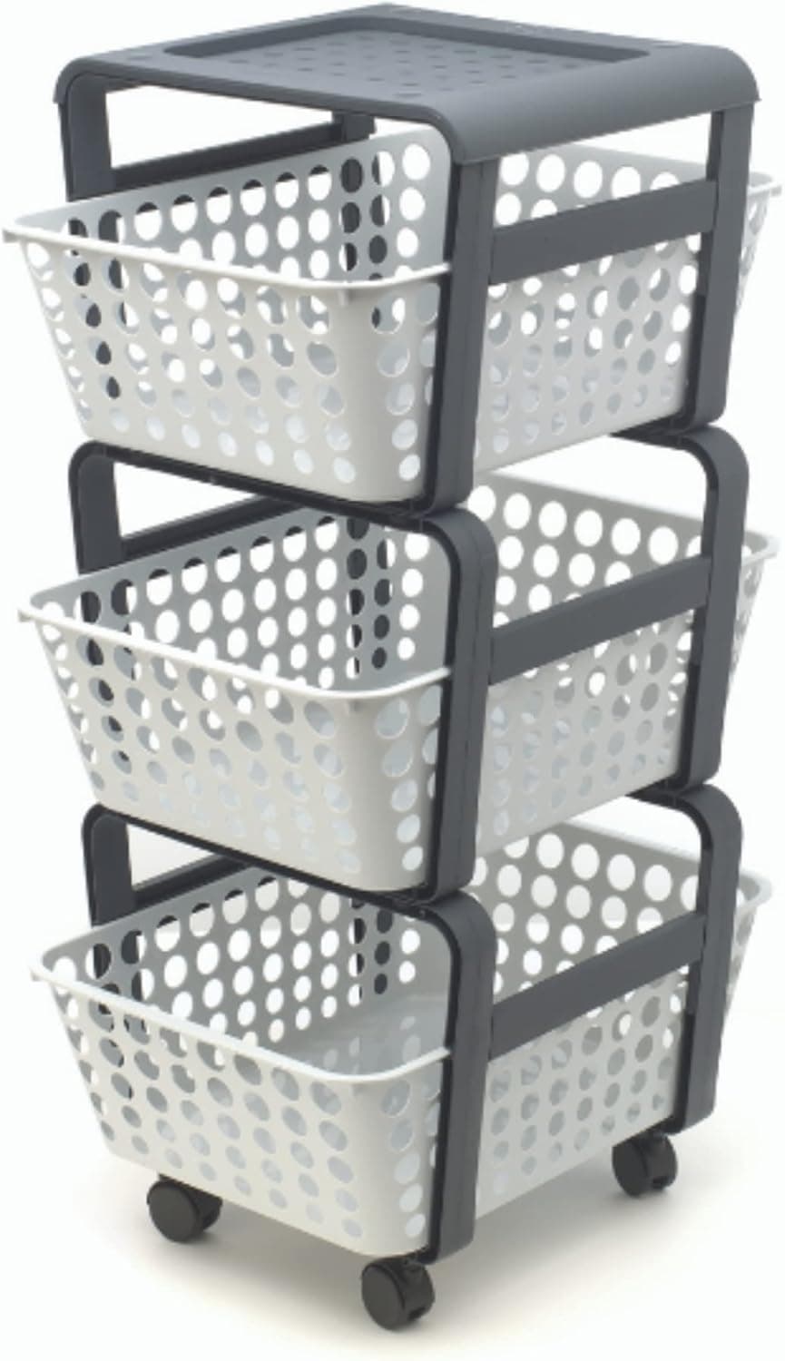 Carrello da Cucina con Cestelli Col. Ghiaccio Ecoplast Modula - 5