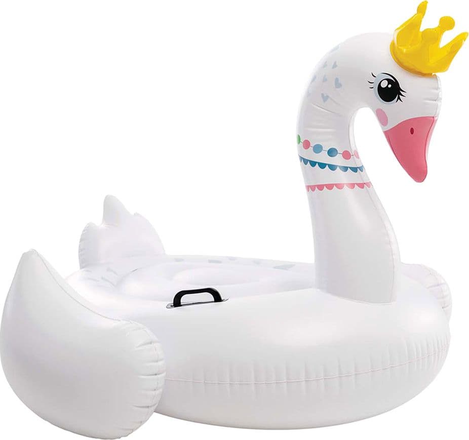 Cavalcabile Gonfiabile Intex Cigno Regina 188 X 124 cm - 4