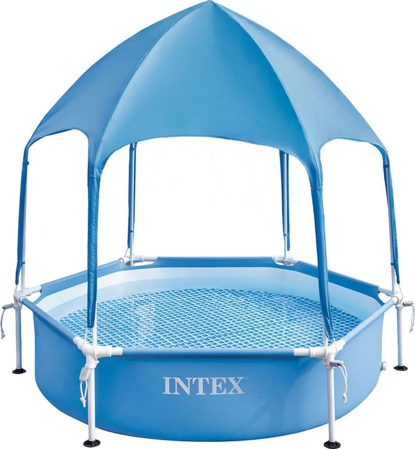 Piscina con Telaio Capac. Intex Canopy Metal Frame 183 X 38 cm 700 Lt - 4