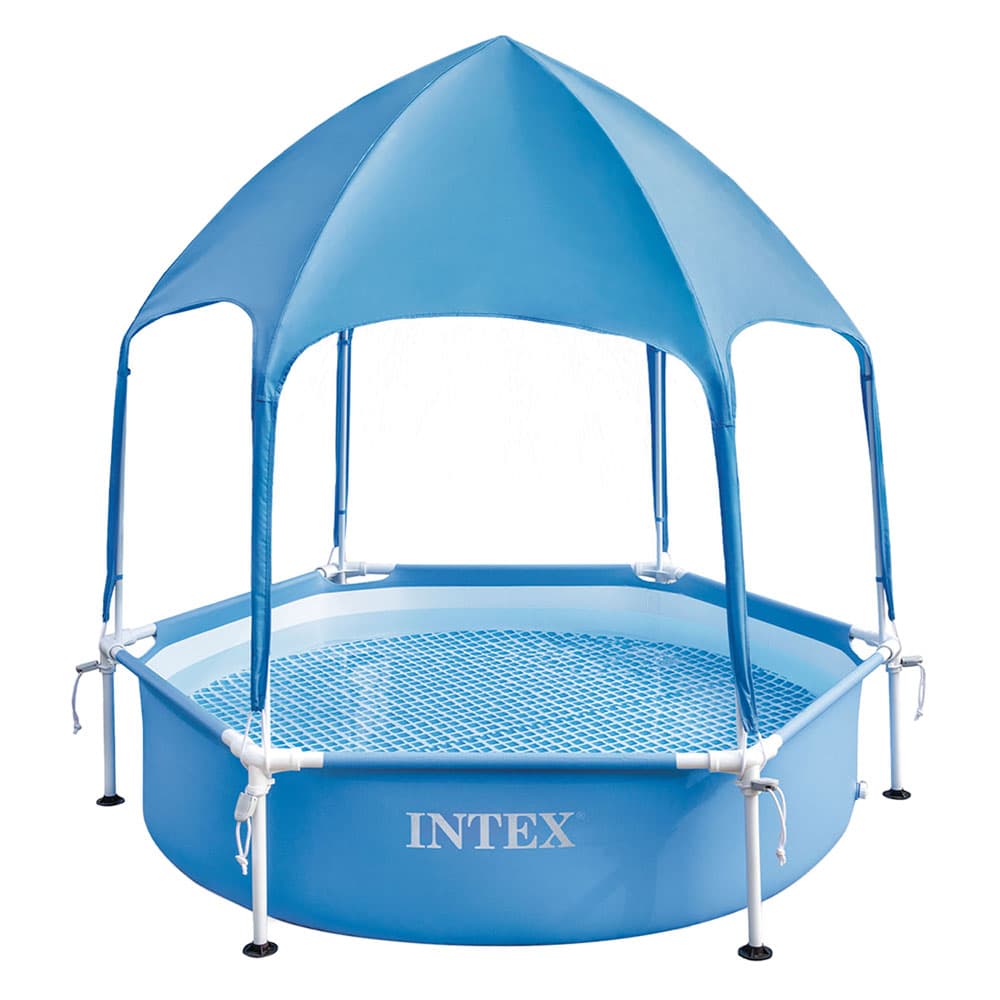 Piscina con Telaio Capac. Intex Canopy Metal Frame 183 x 38 cm 700 lt - 4
