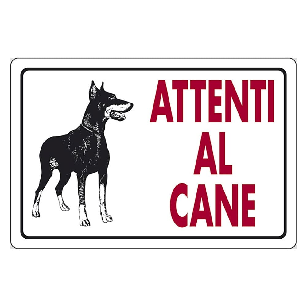 Cartello Segnaletica Attenti al Cane Eurosignals – Autres