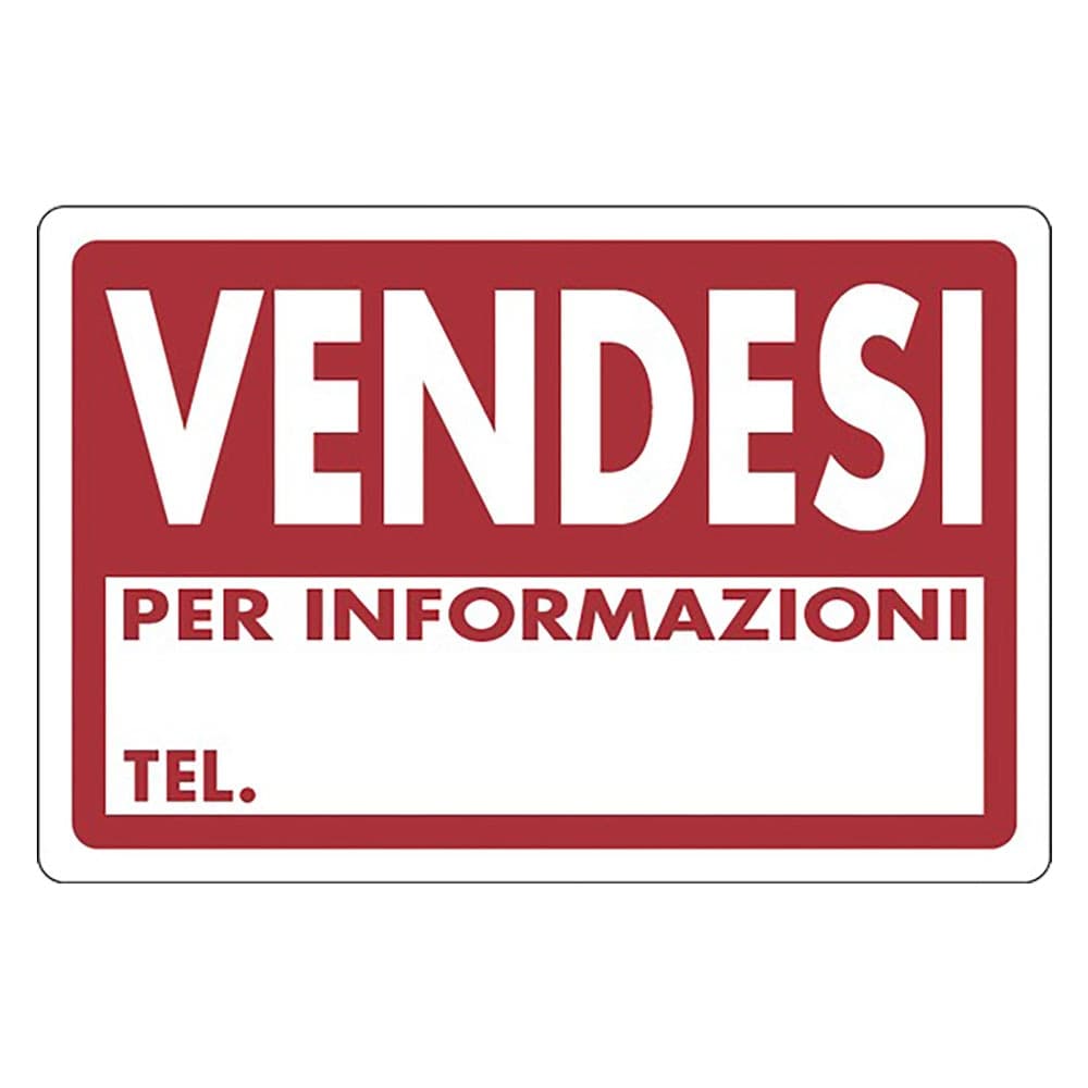 Cartello Segnaletica Vendesi per Informazioni Telefonare Eurosignals – Autres