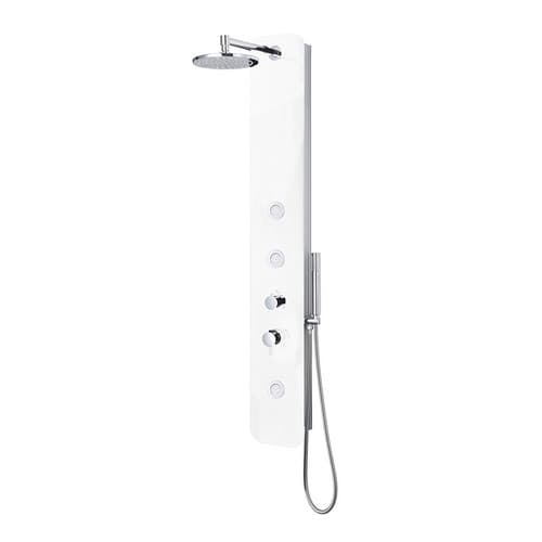 Parete Attrezzata Multifunzione Mod Bali Dh Bianco Lucido - 3