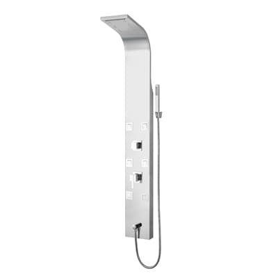 Parete Attrezzata Multifunzione Mod Cayman Dh Acciaio INOX Lucidato - 5