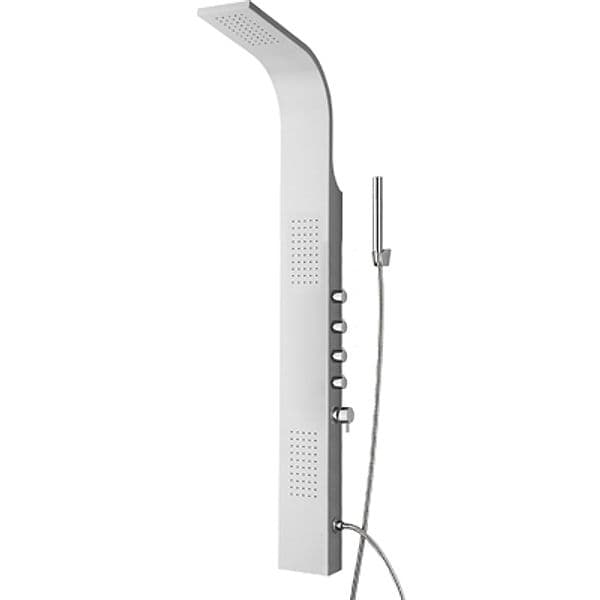 Parete Attrezzata Multifunzione Mod Formentera Dh Bianco Lucido - 3