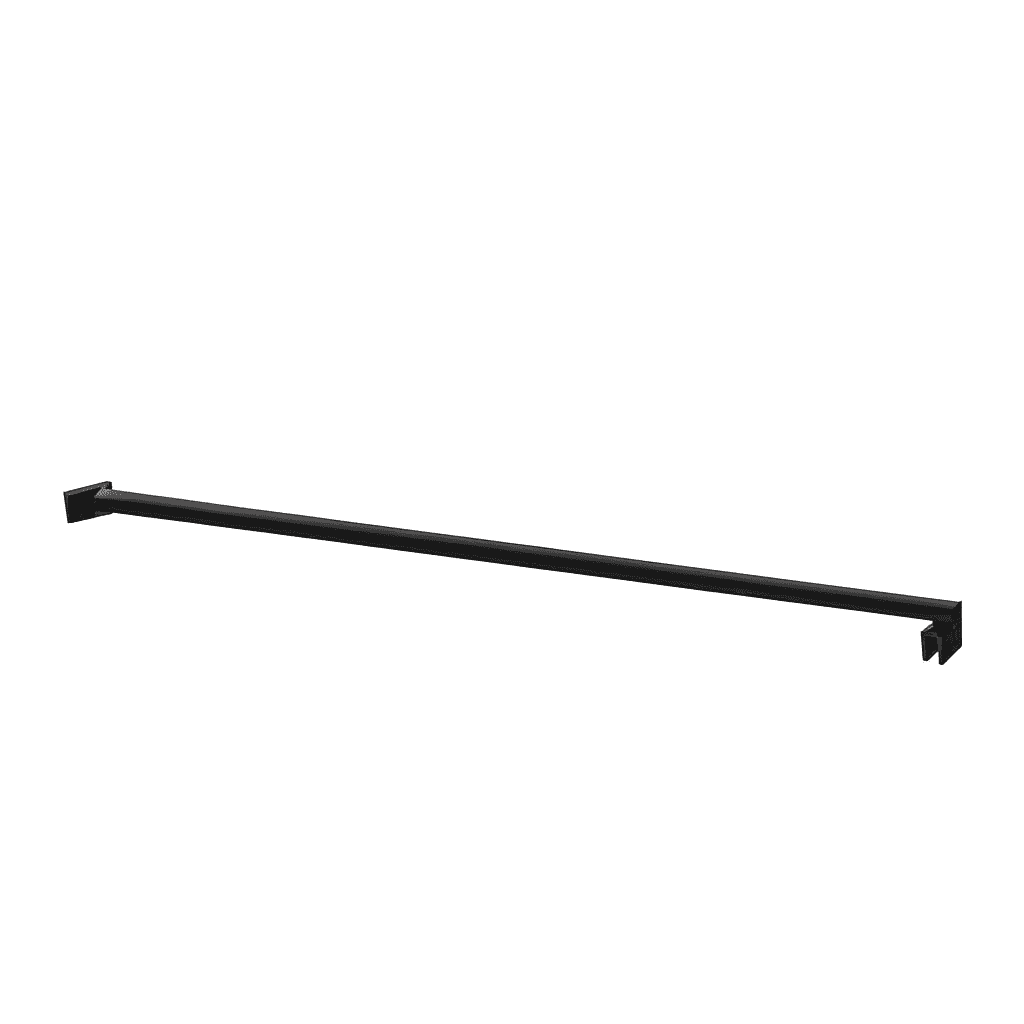 Braccio per Walk in Clever C Doppia Testa Snodabile Dhimp 120 cm Nero - 3