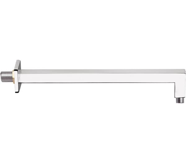 Braccio Doccia Quadrato Pesante Cromo Lucido 30 cm Remer - 3