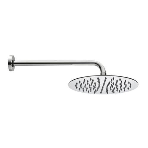 Braccio Doccia Tetis con Soffione Tondo Bossi Cromo Ø 30 cm - 2