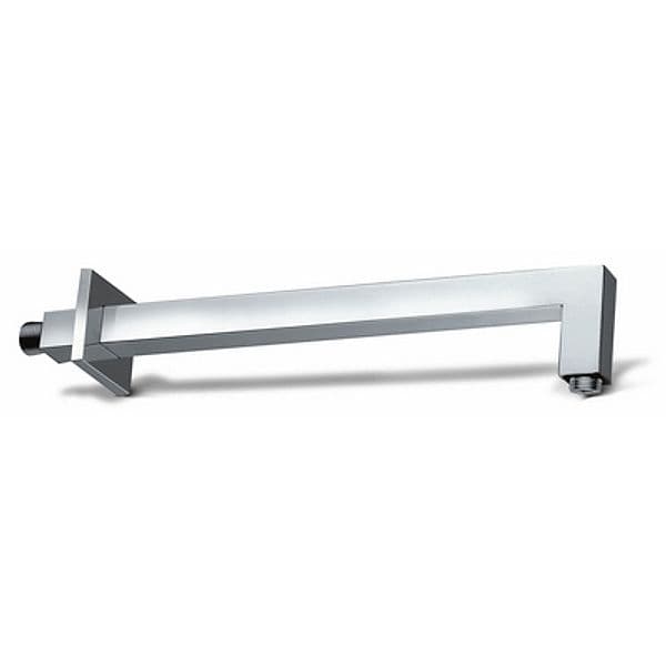 Braccio Doccia Quadro in Ottone Pesante Dh 40 cm - 3