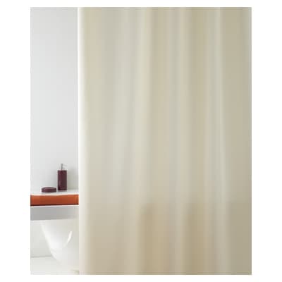 Tenda per Doccia 2 Lati in Tessuto Cm 180 x 200 Mod Beige Dh - 3