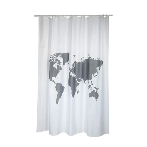 Tenda per Doccia in Tessuto Poliestere World Spire 180 cm x 200 - 3