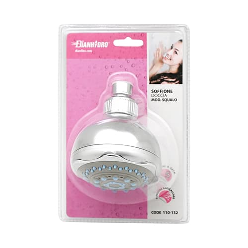 Soffione Doccia Squalo con Snodo Zama Dh Cromo Ø 80 mm - 3