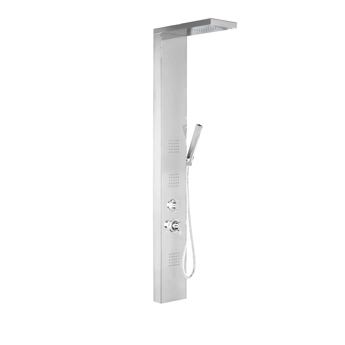 Parete Attrezzata Multifunzione Mod Broadway Metaf Acciaio INOX Lucidato - 10