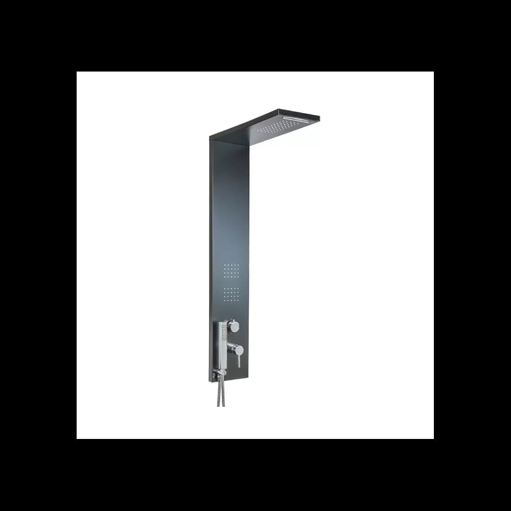 Parete Attrezzata Multifunzione Mod Trend Metaf Nero Opaco Matt - 5