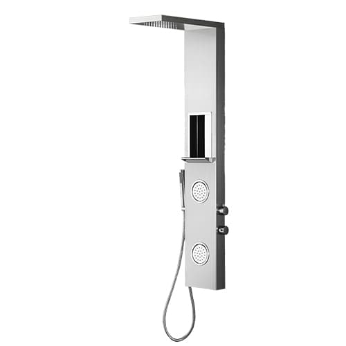 Parete Attrezzata Multifunzione Mod Zante Dh Acciaio INOX Spazzolato - 3