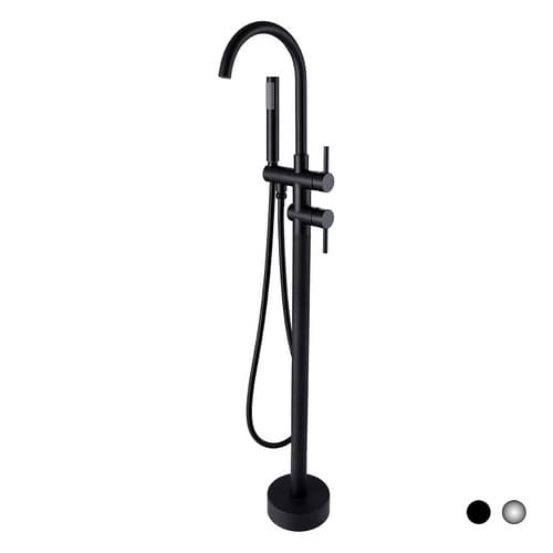 Rubinetto Miscelatore Monocomando per Vasca Modello Dhimp 16 cm x 115 Cromo - 3