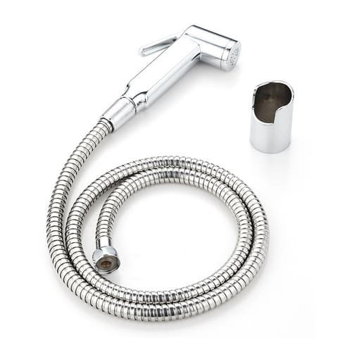 Kit Doccetta Doccia Shut Off con Supporto a Muro e Flessibile Dh Cromo - 3