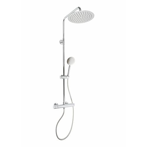 Colonna Doccia Poseidon con Rubinetto Miscelatore Termostatico Metaf Cromo - 3