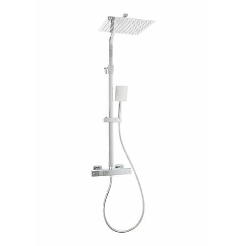 Colonna Doccia Zeus con Rubinetto Miscelatore Termostatico Metaf Cromo - 2