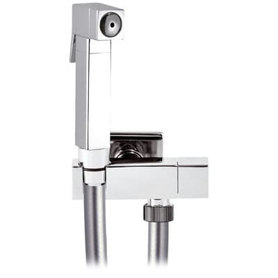 Set Mod Sq Idroscopino + Flex + Supporto Lux Dh Cromo - 3
