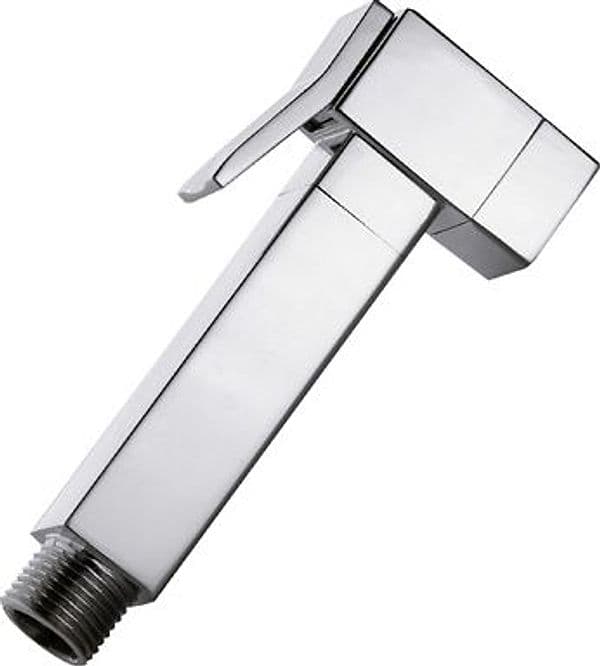 Doccetta Doccia a Pulsante in Ottone Quadra per Idroscopino Cromo Remer - 3