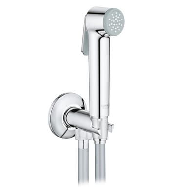 Set con Idroscopino + Flessibile + Supporto Tempesta F Grohe Cromo - 3