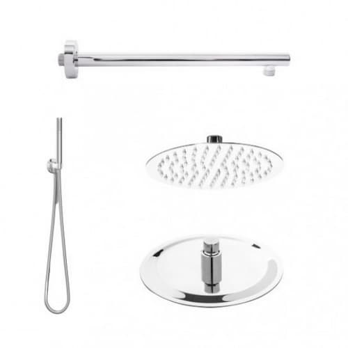 Kit Soffione Doccia Restyling Smart Metaf Tondo Cromo Lucido - 3