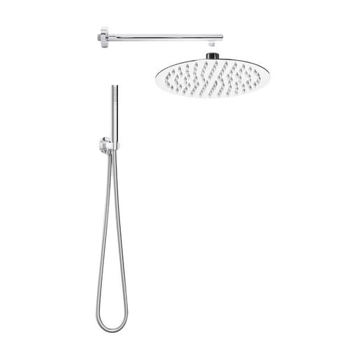Kit Soffione Doccia Tondo Slim Top Line Metaf Cromo Lucido - 3