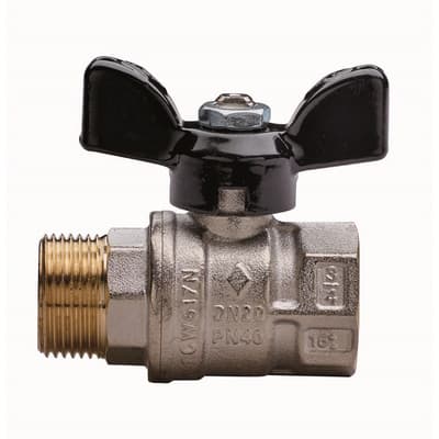 Valvola a Sfera a Passaggio Totale Filettatura MF Rb ½ DN 15 354 R1521 a 04 - 3
