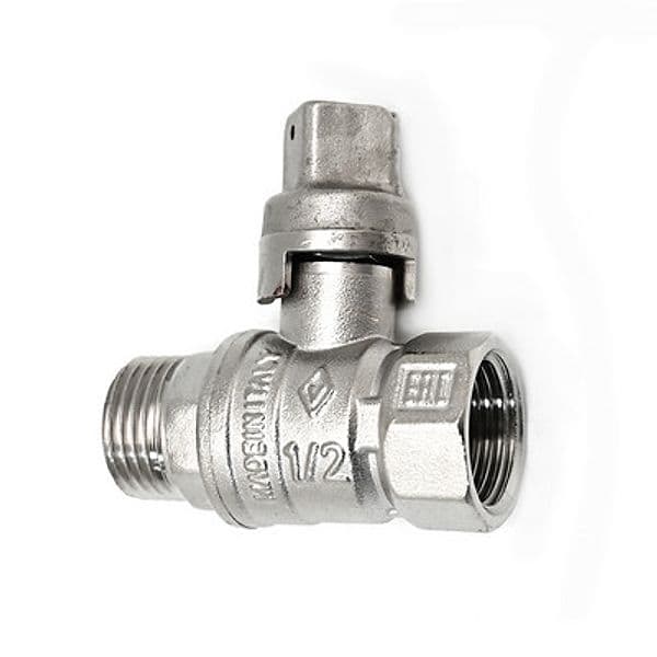 Valvola a Sfera Maschio Femmina Quadro Piombabile Bugat 3/4 DN 20 PN 25 - 3