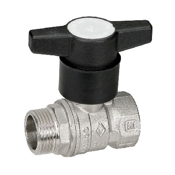 Valvola a Sfera Maschio Femmina con Prolunga Nylon Bugat 3/4 DN 20 PN 25 - 3