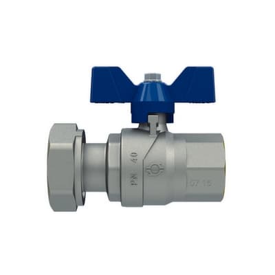 Valvola a Sfera P.t con Farfalla Evolution Femmina Fiv ½ x ¾ DN 15 PN 50 - 3