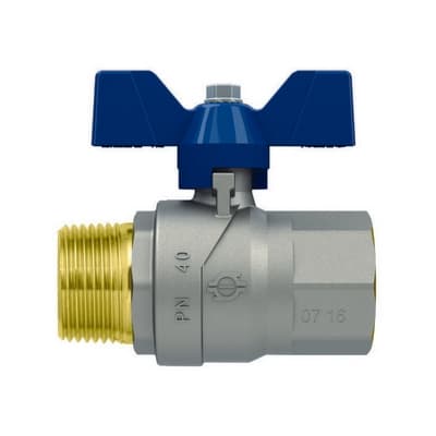 Valvola a Sfera P.t con Farfalla Evolution Maschio Femmina Faidf 1 F - 3