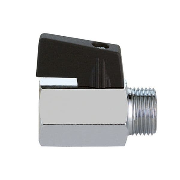 Rubinetto a Sfera Maschio Femmina Cromato Fiv 1/4 DN 8 PN 10 - 3