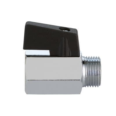 Rubinetto a Sfera Maschio Femmina Cromato Fiv ¼ DN 8 PN 10 - 3