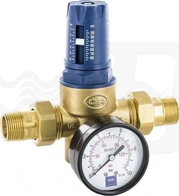 Riduttore di Pressione a Membrana Twist PN 25 C Manometro 354 a 1893 a 05