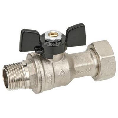 Valvola a Sfera Diritta a Passaggio Totale MF Dado Bugat ½ x ¾ DN 15 PN 40 - 2