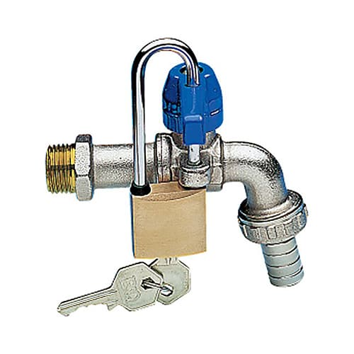 Rubinetto a Sfera con Portagomma con Lucchetto Enolg - 2