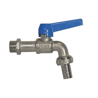 Rubinetto a Sfera Curvo con Portagomma Mod Eko Lux Enolg 354 a 140 x 04 - 3