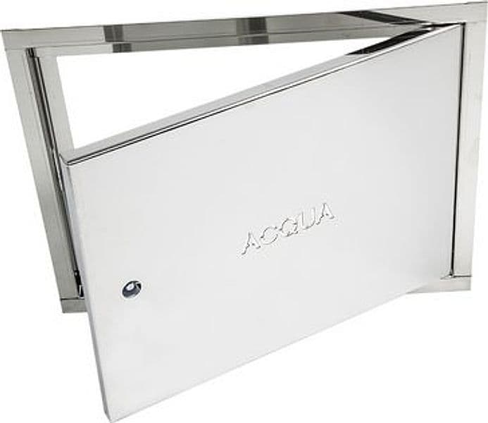 Sportello per Protezione Acqua Zincato Dk H1XL1(NICCHIA)26 x 36 Hxl 30 x 40 - 3