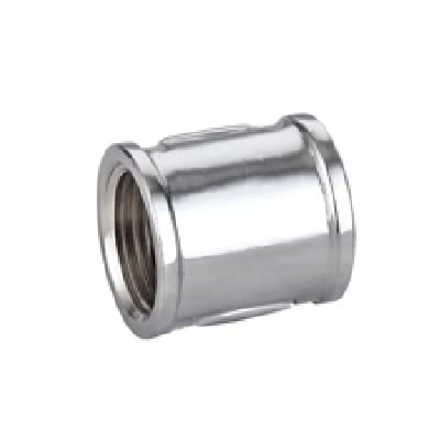 Manicotto Diritto FF in Ottone Cromo Ibp 10 Pezzi 343 BM8270 a 03 - 3