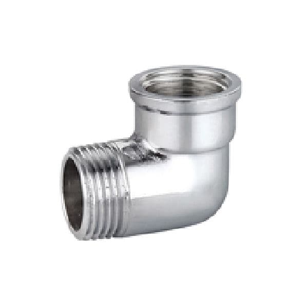 Gomito a 90 ° MF in Ottone Cromo Ibp 10 Pezzi 343 BM8092 a 03 - 3