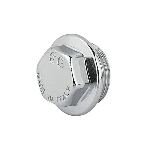 Tappo Maschio Ottone Cromo Caval 10 Pezzi 343 C001 a 05 - 3