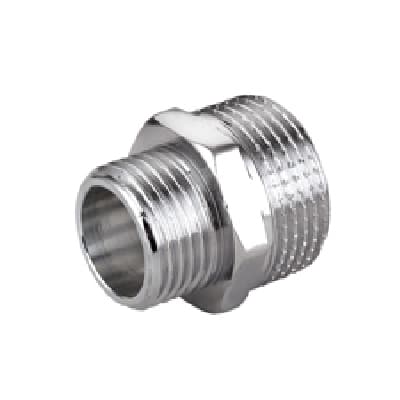 Nipple Ridotto Mm in Ottone Cromo Ibp ½ x ? 10 Pezzi 343 BM8245 a 0403 - 3