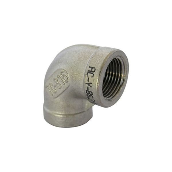 Gomito a 90 ° FF Acciaio INOX Ikaro 342 A090 a 03 - 3