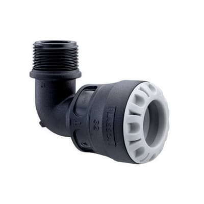 Gomito 90 ° Filettato Maschio Uno Plass 25 x ¾ - 3