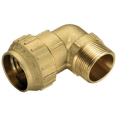 Raccordo Curvo Maschio in Ottone Tiemme 11 x 4 x 40 - 2