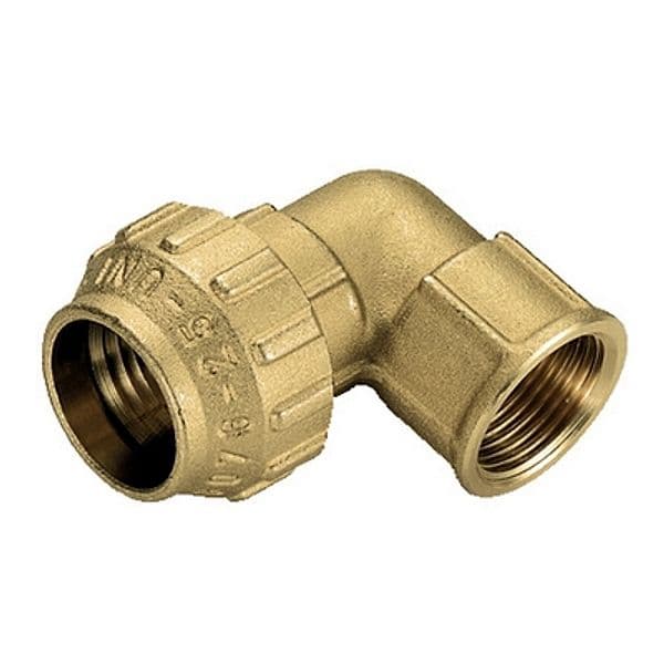 Raccordo Curvo Femmina in Ottone Tiemme 11 x 4 x 40 - 3
