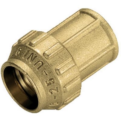 Raccordo Diritto Femmina in Ottone Tiemme 11 x 4 x 40 - 2