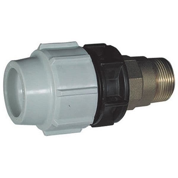 Raccordo Maschio di Transazione in Ottone Plass 1 x 32 - 3